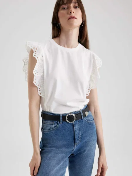 Tricou Defacto gri