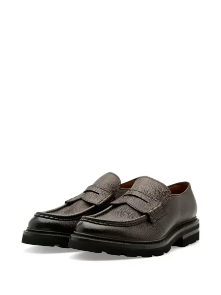 Pantofi loafer Lottusse din piele maro