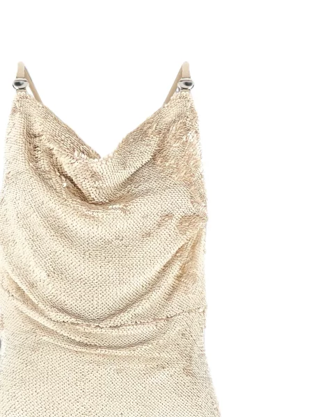 Rochie Coperni cu paiete drapată
