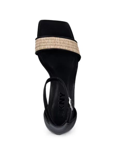 Sandale Dkny cu bretele negru