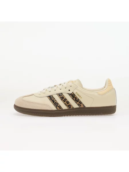 Pantofi adidas Samba OG Kids Cream White/ Core Black/ Sand Strata alb