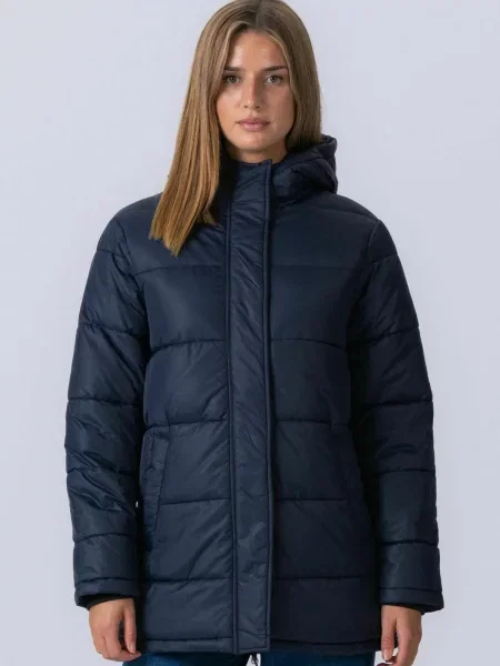 TEESHOPPEN Geacă de iarnă Long Puffer bleumarin