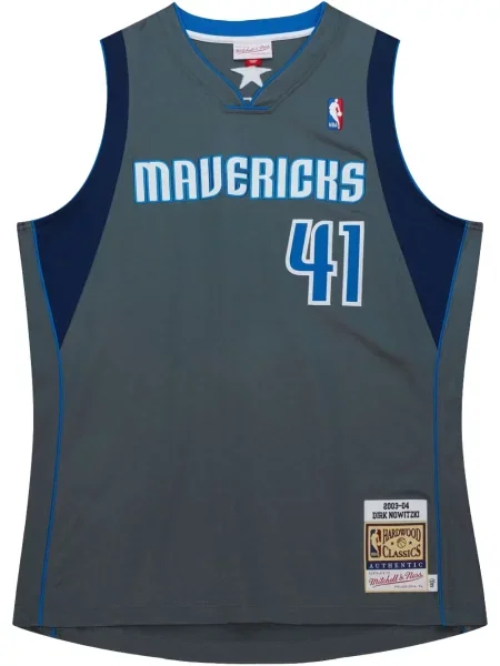 Cămașă Mitchell & Ness din jerseu gri