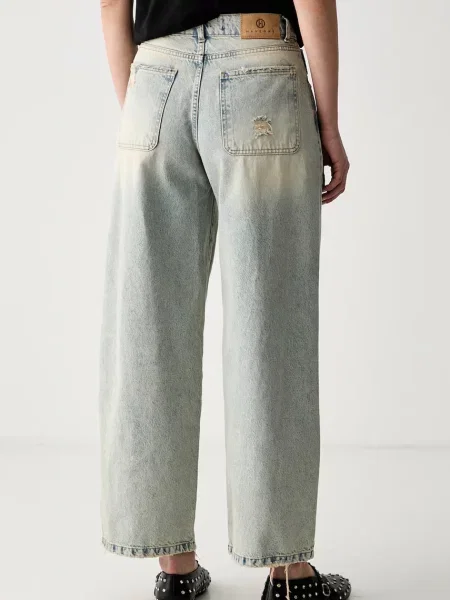 Haveone jeansy straight niebieskie