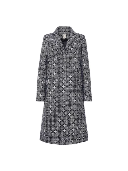 Płaszcz Ines De La Fressange Paris niebieski