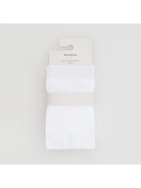 Reserved punčocháče z mikrovlákna 20 DEN 2 pack bílé