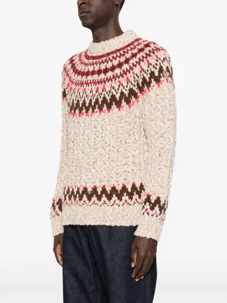 Pulover Moncler Grenoble cu decolteu rotund