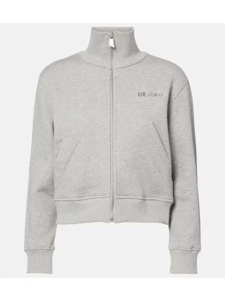 Top The Attico polarowy szary