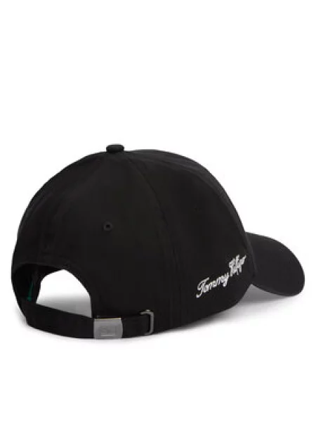 Tommy Hilfiger Šilterica Logo Embroidery Baseball Cap crna
