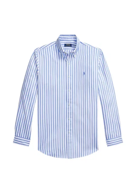 Tricou polo Polo Ralph Lauren cu glugă cu blană cu broderie roșu