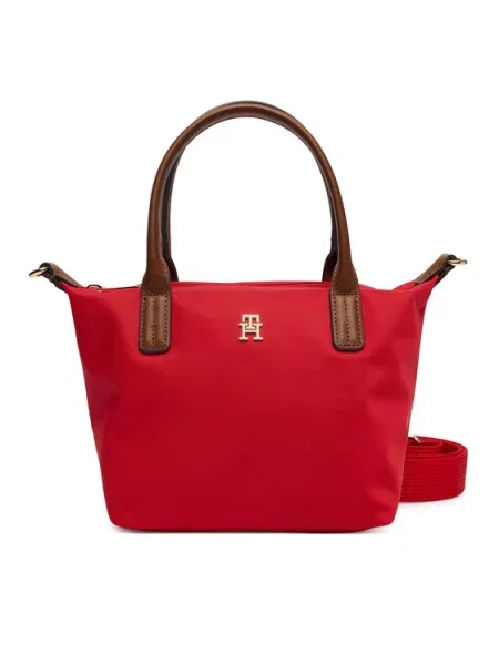 Tommy Hilfiger geantă crossbody pentru femei roșu