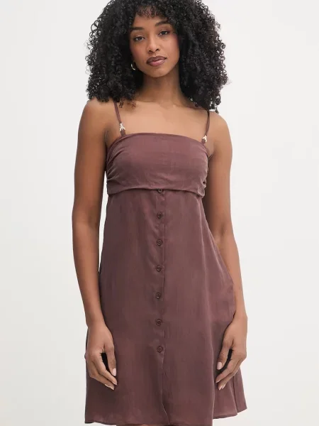 Patrizia Pepe sukienka z brązowa