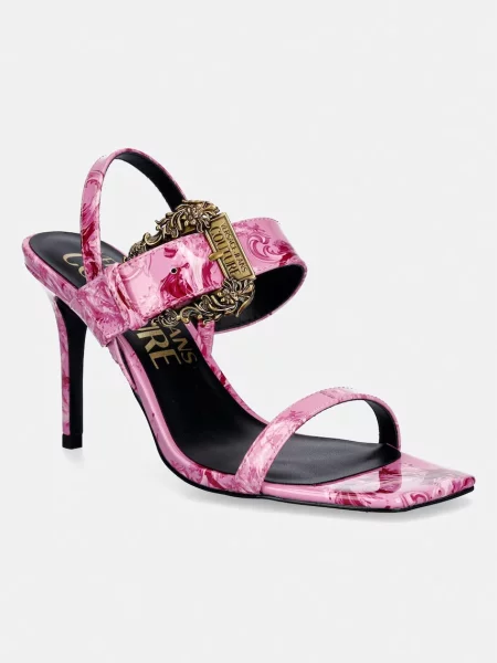 Versace Jeans Couture sandale cu cui roz