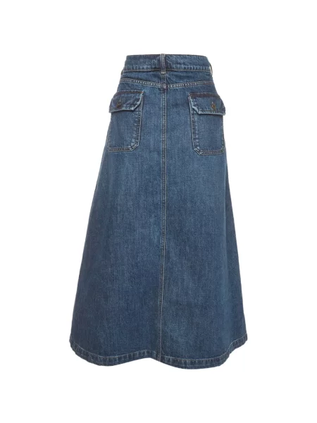 Fustă din denim Weekend Max Mara albastru