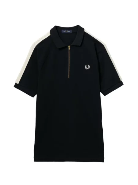 Scurt tricou polo Fred Perry cu broderie albastru