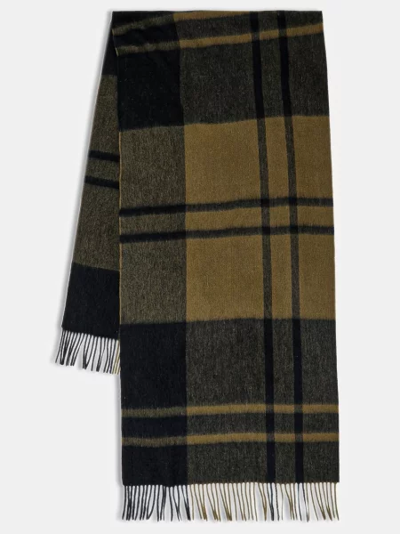 Fular Barbour de lână verde