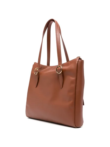 Shopper kabelka Love Moschino hnedá