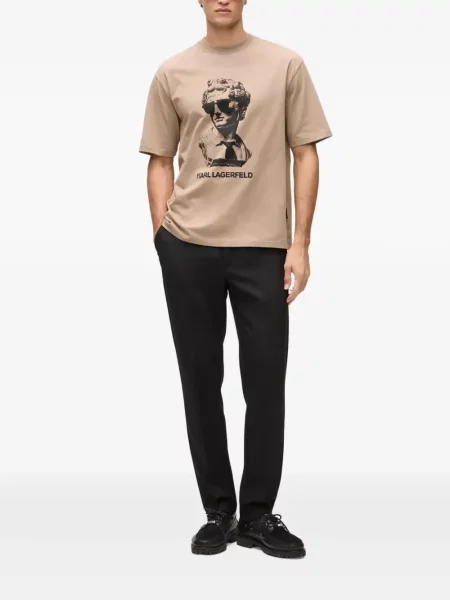 Pantaloni chino Karl Lagerfeld negru