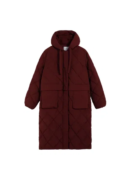 Scalpers Palton de iarnă portocaliu pastel roșu