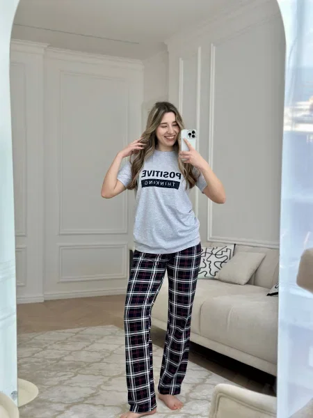 Пижама Cosy серая