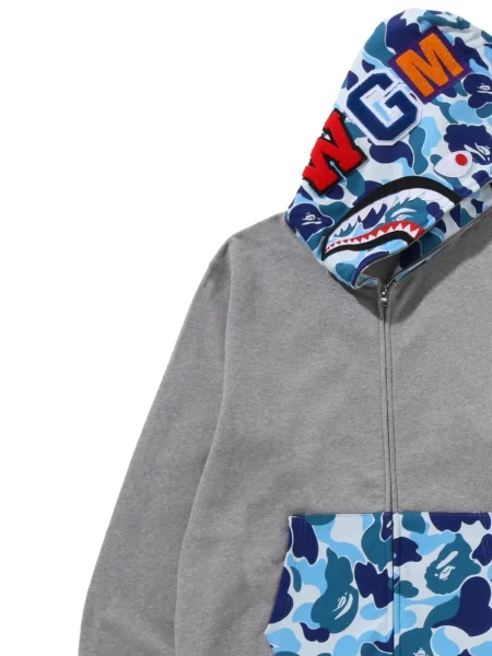 Hoodie A Bathing Ape® με σχέδιο γκρι