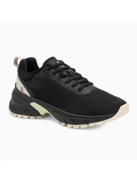 Sneakerși Calvin Klein tricotate alb
