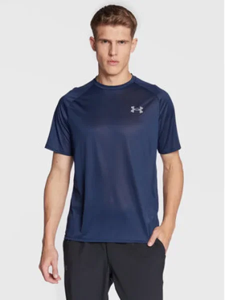 Pánske tréningové tričko Under Armour Tech academy/graphite modrá