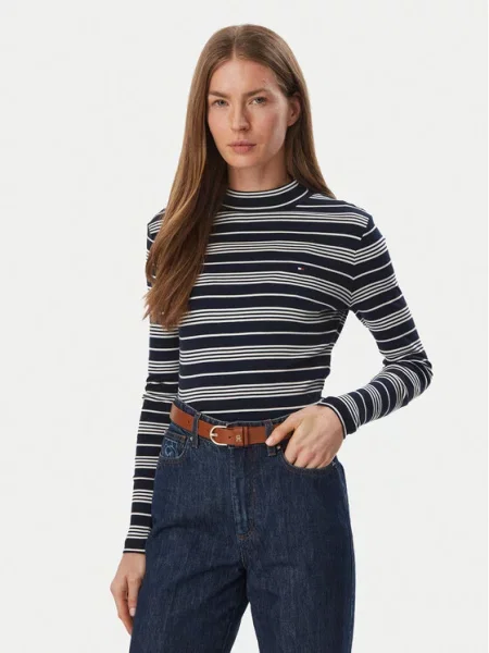 Tommy Hilfiger Bluză Cody Bleumarin