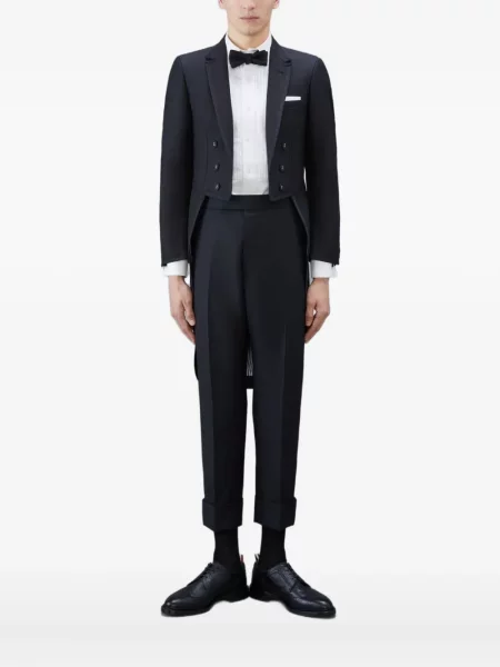 Kurtka Thom Browne wełniana czarna