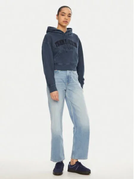 Tommy Jeans Jeansy Layla Straight Fit modrá