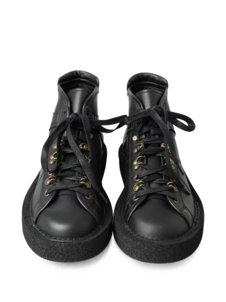Sneakerși Dolce & Gabbana cu șireturi din piele negru