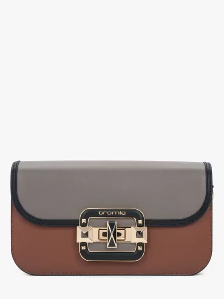 Кожаная сумка Cromia коричневая