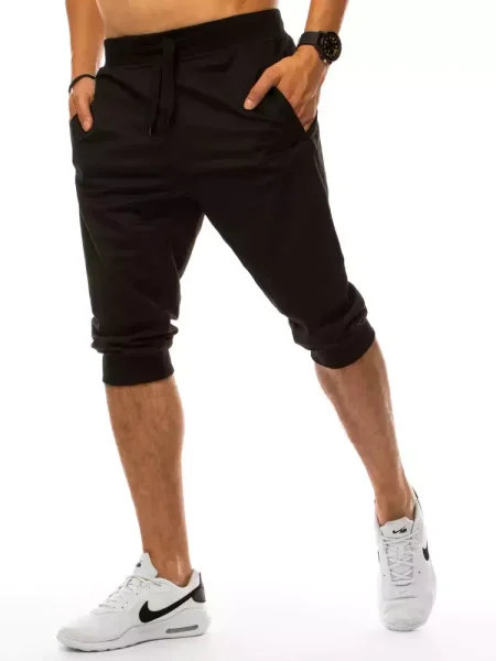Pantaloni scurți Dstreet negru