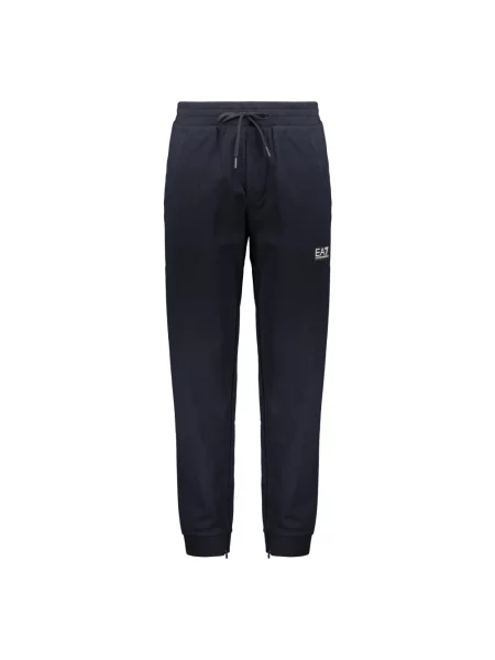 Spodnie dresowe Emporio Armani Ea7 niebieskie