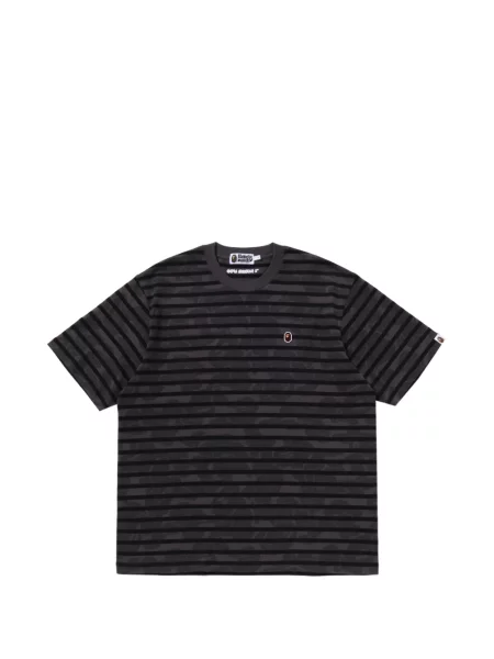 Tricou A Bathing Ape® cu imagine negru