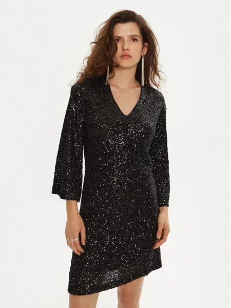 Bruuns Bazaar rochie mini drept negru