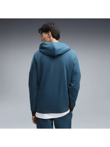 PUMA MÄ™ska bluza z kapturem Essentials z blokami kolorÃ³w OdzieÅ¼ S niebieski