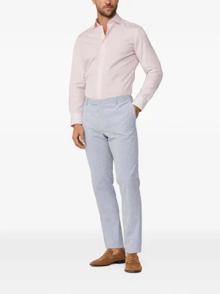 Cămașă Hackett London din poplin roz
