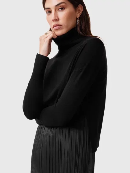 Сукня і светр AllSaints VITTORIA midi пряма чорний