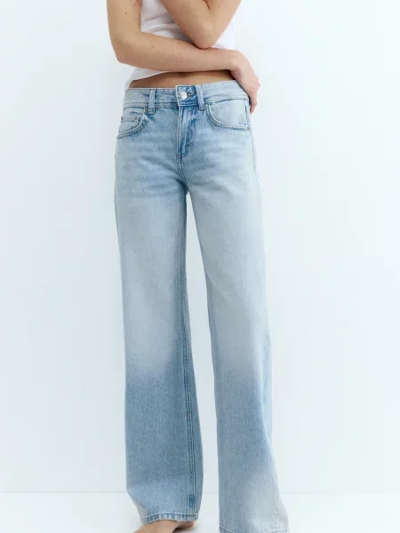 Pull&Bear Jeans deschis albastru