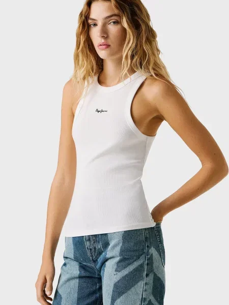 Майка майка Pepe Jeans біла