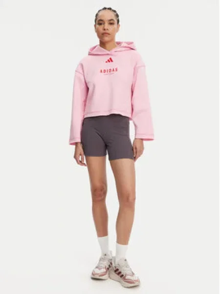Adidas Mikina ALL SZN Graphic růžová