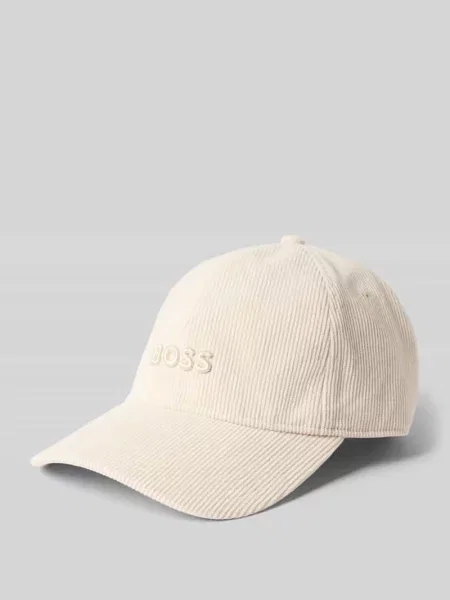 Czapka z daszkiem z wyhaftowanym logo model Zed-CO' Boss biała