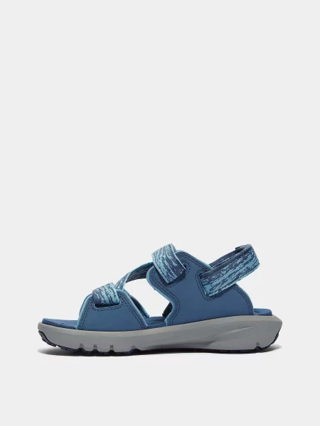 Дитячі Сандалії Timberland Motion Dune Backstrap гума блакитний