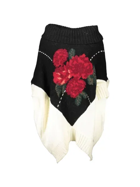 Pulover Blugirl cu model floral negru