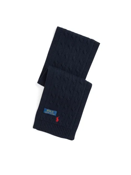 Polo Ralph Lauren gyerek sál sima sötétkék