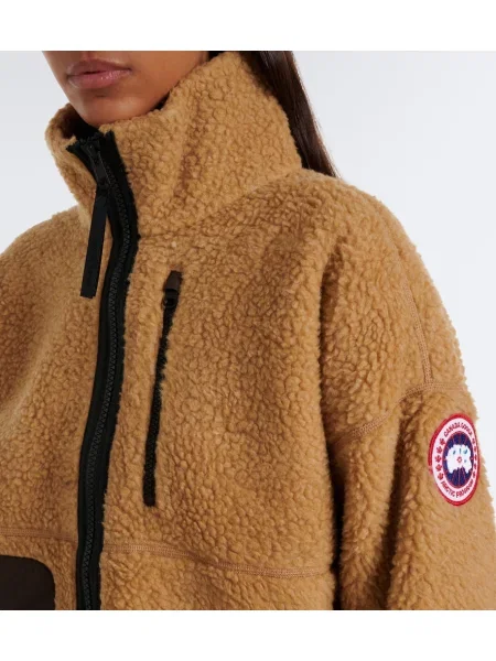 Geacă Canada Goose de lână bej
