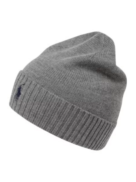 Căciulă Polo Ralph Lauren de lână gri