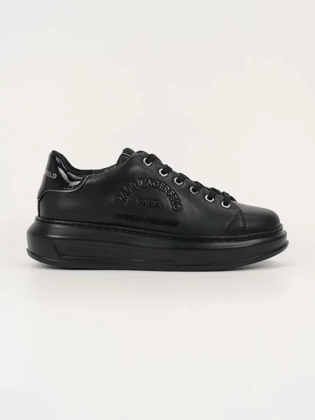 Karl Lagerfeld sneakers din piele KAPRI alb negru