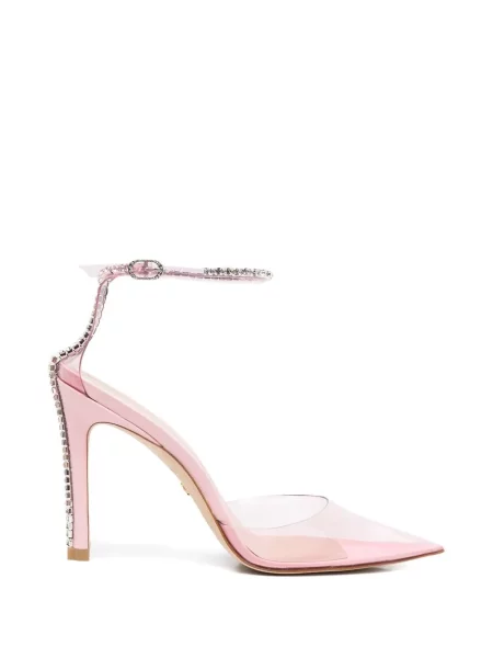 Křišťálové lodičky Stuart Weitzman růžové